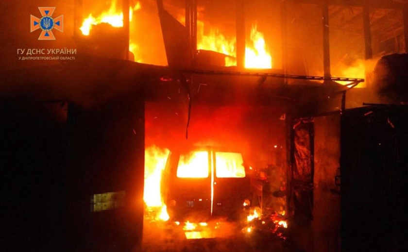 У Нікополі масштабна пожежа знищила легковик та 10 курей: подробиці