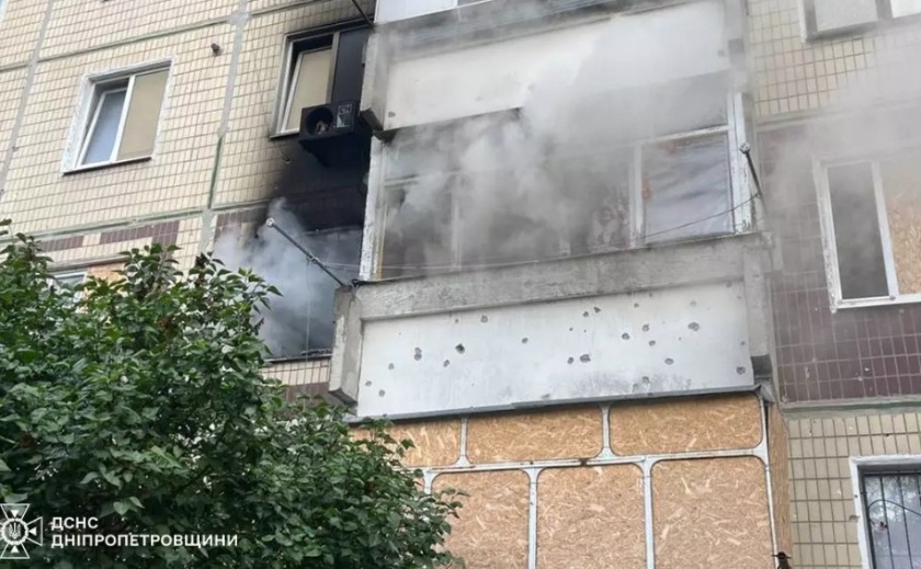 У Нікополі зранку зайнялася квартира у п’ятиповерхівці