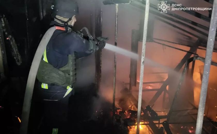 У Нікопольському районі вночі горіла теплиця: загинули свійські птахи