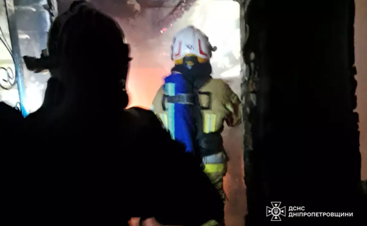 Нікопольський район: вогнеборці ліквідували загорання житлового будинку