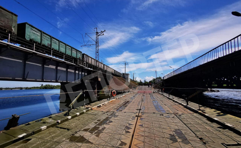 Алексеевский понтонный мост закроют на неделю