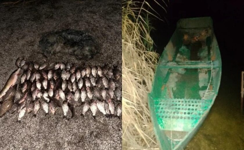 У Нікопольському районі затримали браконьєра з 25 кілограмами незаконного улову