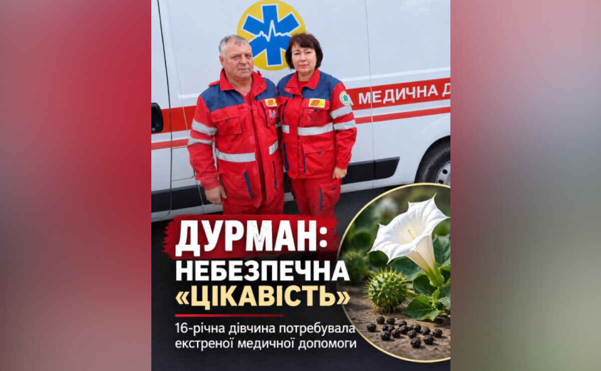 Никопольский район: 16-летняя девушка отравилась семенами растения и впала в кому