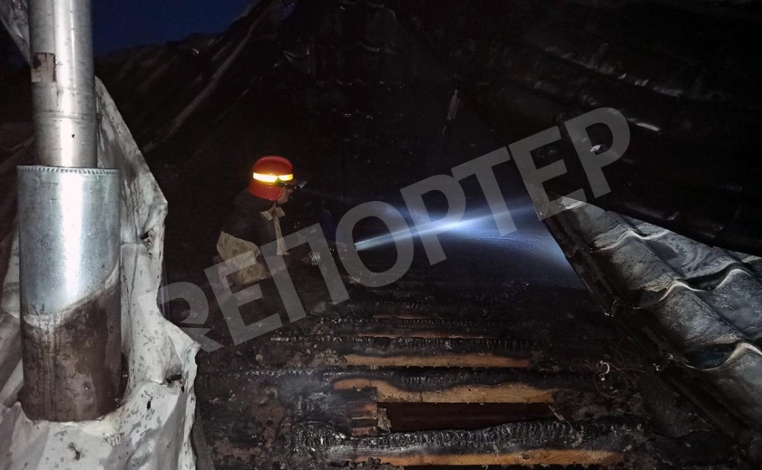 В Покрове спасатели ликвидировали пожар