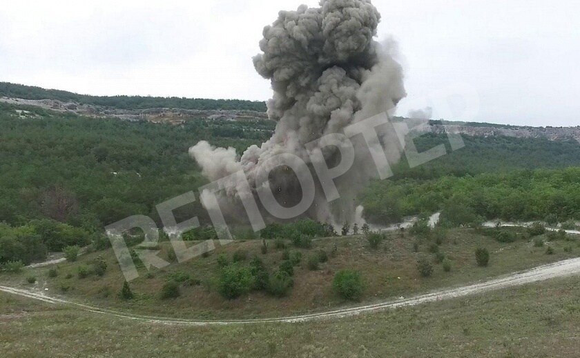 На Днепропетровщине взорвали снаряд